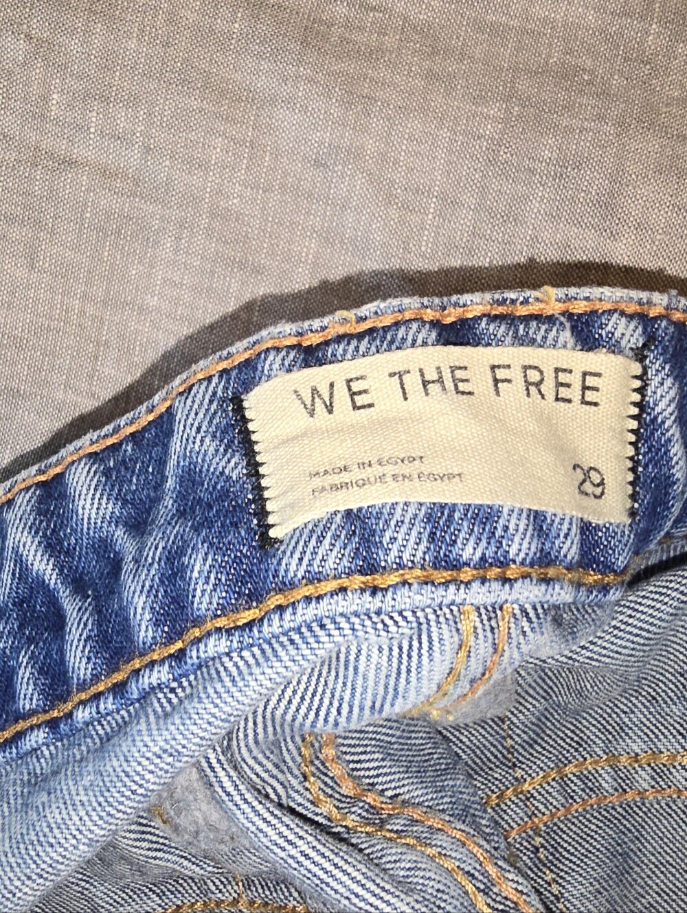 WE THE FREE HIGH RISE CROPPED JEANS 29 - Picture 9 of 10